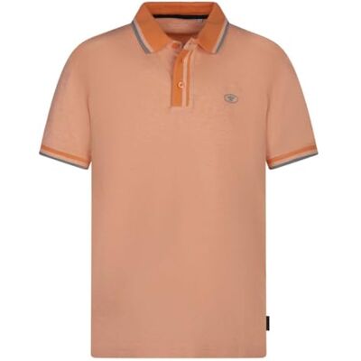 1040822 TOM TAILOR Męska koszulka polo Basic Piqué, 35202 White Orange Twotone, S 1040822 TOM TAILOR Męska koszulka polo Basic Piqué, 35202 White Orange Twotone, S