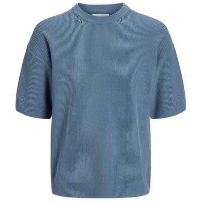12271482-4706548 Jprcckaleb Knit Crew Neck SS, coronet blue, M 12271482-4706548 Jprcckaleb Knit Crew Neck SS, coronet blue, M