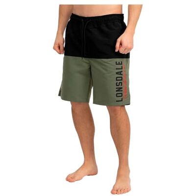 117688 Lonsdale London HAYLING męskie szorty oliwkowe/czarne Basics, Casual Wear, Streetwear, oliwkowy/czarny/czerwony, M 117688 Lonsdale London HAYLING męskie szorty oliwkowe/czarne Basics, Casual Wear, Streetwear, oliwkowy/czarny/czerwony, M