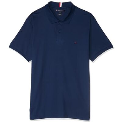 MW0MW35585DAFXXL Tommy Hilfiger Męska koszulka polo Liquid Cotton Essential REG, Niebieski (nocne niebo), XXL MW0MW35585DAFXXL Tommy Hilfiger Męska koszulka polo Liquid Cotton Essential REG, Niebieski (nocne niebo), XXL