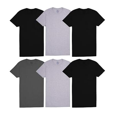 6P30BG Fruit of the Loom Herren Pocket T-Shirt Multipack Unterwäsche (6-pak), Niebieski/szary/czarny00, M 6P30BG Fruit of the Loom Herren Pocket T-Shirt Multipack Unterwäsche (6-pak), Niebieski/szary/czarny00, M