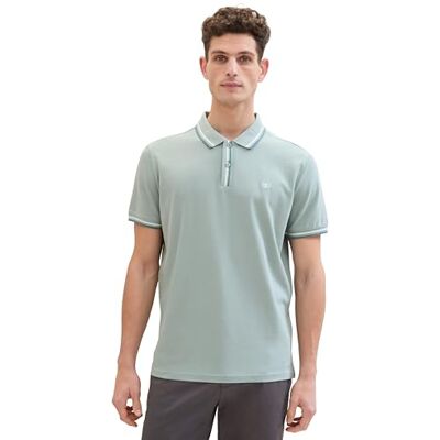 1042153 TOM TAILOR Męska koszulka polo, 28129 Light Ice Blue, M 1042153 TOM TAILOR Męska koszulka polo, 28129 Light Ice Blue, M