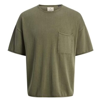 12277511-4764945 Jack & Jones Jprbluleon Knit Crew Neck SS, four leaf clover, M 12277511-4764945 Jack & Jones Jprbluleon Knit Crew Neck SS, four leaf clover, M