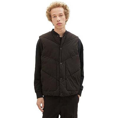 1037383 TOM TAILOR Denim Kamizelka męska, 2999 Black, S 1037383 TOM TAILOR Denim Kamizelka męska, 2999 Black, S