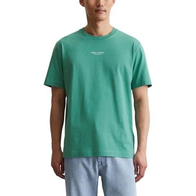 M26201251382 Marc OPolo męski T-shirt z bawełny organicznej Basic, 412, S M26201251382 Marc OPolo męski T-shirt z bawełny organicznej Basic, 412, S
