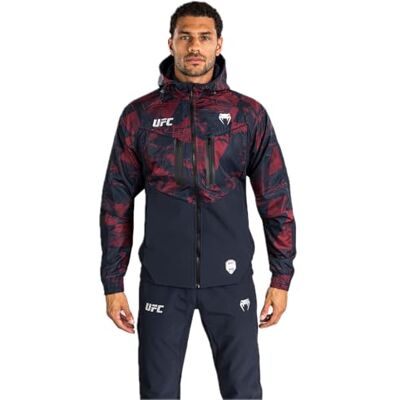 VNMUFC-FW-MEN-HOOD Venum UFC Zenith dla mężczyzn granatowa/bordowa/srebrna autentyczna walka tydzień bluza z kapturem na zamek błyskawiczny XL VNMUFC-FW-MEN-HOOD Venum UFC Zenith dla mężczyzn granatowa/bordowa/srebrna autentyczna walka tydzień bluza z kapturem na zamek błyskawiczny XL
