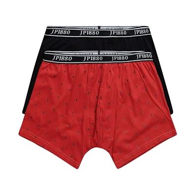 823645 JP 1880 Męskie spodnie Mid Pants with Flexnamic Waist, Minimal AOP, bielizna DP, czerwony, XXL 823645 JP 1880 Męskie spodnie Mid Pants with Flexnamic Waist, Minimal AOP, bielizna DP, czerwony, XXL