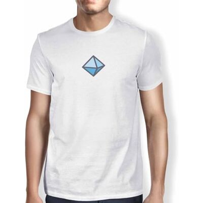 FDMTSI-104276-W-M Green Fish, Basic męski T-shirt, 100% bawełna, Regular Fit, Digital Icon Printed, rozmiar: M, kolor: biały, biały, M FDMTSI-104276-W-M Green Fish, Basic męski T-shirt, 100% bawełna, Regular Fit, Digital Icon Printed, rozmiar: M, kolor: biały, biały, M