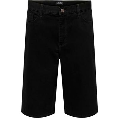22029896-4793846 Only & Sons Onsbuma Ber. Lbd 9896 Pim DNM szorty Vd2, Washed Black, XL 22029896-4793846 Only & Sons Onsbuma Ber. Lbd 9896 Pim DNM szorty Vd2, Washed Black, XL