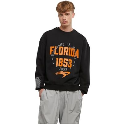 MT3740 Mister Tee Upscale Florida Gators 1853 bluza męska oversize, okrągły dekolt, swobodny męski sweter z nadrukiem, rozmiary XS 5XL, czarny, M MT3740 Mister Tee Upscale Florida Gators 1853 bluza męska oversize, okrągły dekolt, swobodny męski sweter z nadrukiem, rozmiary XS 5XL, czarny, M