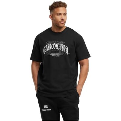 MT3726 Mister Tee Upscale Męski T-shirt NC Laces Logo Tee, Heavy Oversized T-Shirt z logo NC Laces na plecach, 100% bawełna, rozmiary XS-5XL, czarny, S MT3726 Mister Tee Upscale Męski T-shirt NC Laces Logo Tee, Heavy Oversized T-Shirt z logo NC Laces na plecach, 100% bawełna, rozmiary XS-5XL, czarny, S