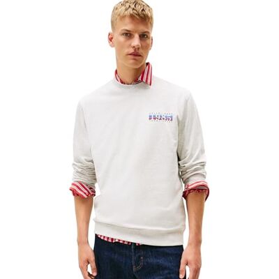 DM0DM22377P08XS Tommy Jeans Męska bluza TJM REG ENTRY DNA PLAY CREW EXT DM0DM22377, szara (Ice Grey Heather), XS, Szary (Ice Grey Heather), XS DM0DM22377P08XS Tommy Jeans Męska bluza TJM REG ENTRY DNA PLAY CREW EXT DM0DM22377, szara (Ice Grey Heather), XS, Szary (Ice Grey Heather), XS