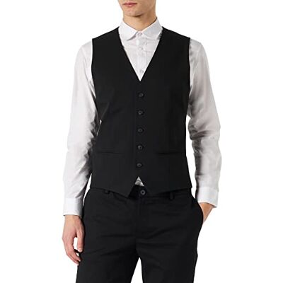 16089406 SELETED HOMME Męska kamizelka SLHSLIM-Liam WCT Flex B NOOS, czarna, 44, czarny 16089406 SELETED HOMME Męska kamizelka SLHSLIM-Liam WCT Flex B NOOS, czarna, 44, czarny