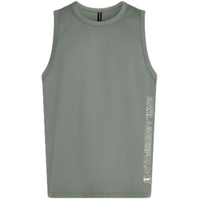 B1M46012 KARL LAGERFELD B.V Karl Lagerfeld, Men's, Ikon Shine Beach Tank kamizelka, szara, S Męska, Szary, S B1M46012 KARL LAGERFELD B.V Karl Lagerfeld, Men's, Ikon Shine Beach Tank kamizelka, szara, S Męska, Szary, S