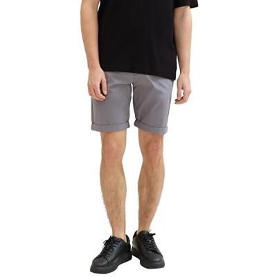 1042281 TOM TAILOR Denim Męskie szorty bermudy, 15180 – Quiet Mid Grey, S 1042281 TOM TAILOR Denim Męskie szorty bermudy, 15180 – Quiet Mid Grey, S