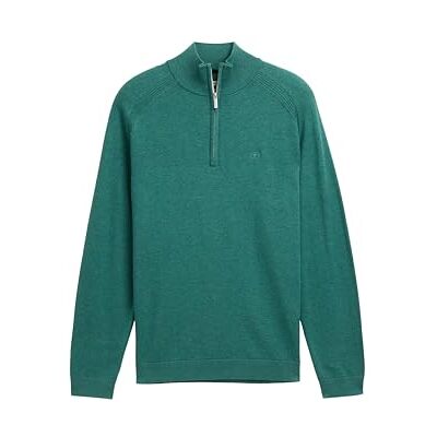 1047569 TOM TAILOR Sweter męski, 38681 Jasper Green Melange, XXL 1047569 TOM TAILOR Sweter męski, 38681 Jasper Green Melange, XXL