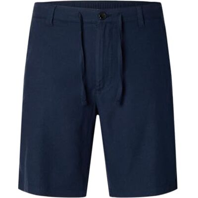 16087638 SELETED HOMME Męskie spodenki lniane Slhregular-Brody Linen, Dark Sapphire, L 16087638 SELETED HOMME Męskie spodenki lniane Slhregular-Brody Linen, Dark Sapphire, L