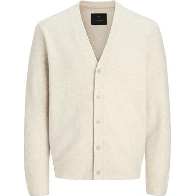 12289068-4904940 JACK & JONES Knit Jprblasimon sweter z dzianiny z dmuchaniem, srebrna podszewka, S męski, Srebrna podszewka., S 12289068-4904940 JACK & JONES Knit Jprblasimon sweter z dzianiny z dmuchaniem, srebrna podszewka, S męski, Srebrna podszewka., S