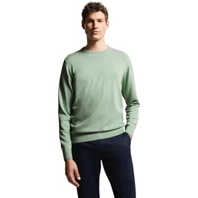 7400-55510A bugatti Męski sweter okrągły dekolt, Mint-520, 3XL 7400-55510A bugatti Męski sweter okrągły dekolt, Mint-520, 3XL