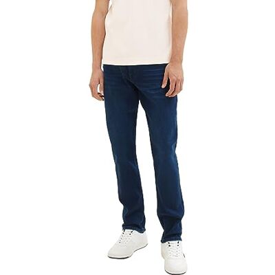 1034646 TOM TAILOR Josh Regular Slim dżinsy męskie, 10134 Blue Denim Dark Wash, 34W / 32L 1034646 TOM TAILOR Josh Regular Slim dżinsy męskie, 10134 Blue Denim Dark Wash, 34W / 32L