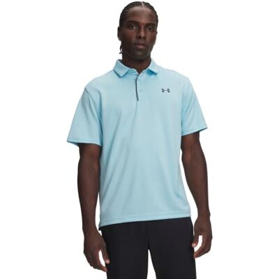 1290140-293 Under Armour Tech Polo Krótki rękaw Topy Opal Blue/Pitch Gray Rozmiar: MD 1290140-293 Under Armour Tech Polo Krótki rękaw Topy Opal Blue/Pitch Gray Rozmiar: MD
