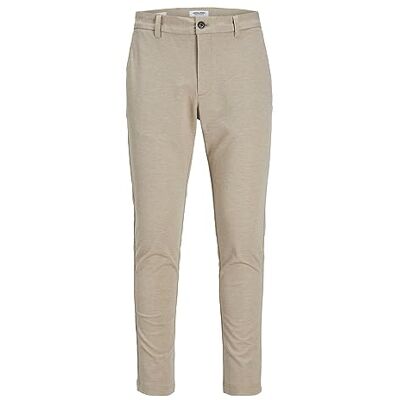 12237523 JACK & JONES Jpstmarco Jjcooper Chino Noos męskie spodnie chinosy, beżowy, 32W / 36L 12237523 JACK & JONES Jpstmarco Jjcooper Chino Noos męskie spodnie chinosy, beżowy, 32W / 36L