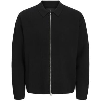 12283411-4827509 JACK & JONES Jprblabradfort Knit Cardigan Pls Plus Size, czarny, 5XL 12283411-4827509 JACK & JONES Jprblabradfort Knit Cardigan Pls Plus Size, czarny, 5XL