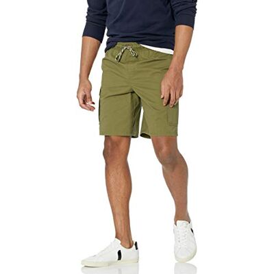AEM20001SP21-GrnOL-XX-Large Amazon Essentials Men's Spodenki cargo 23 cm z elastyczną talią, Oliwkowy, XXL AEM20001SP21-GrnOL-XX-Large Amazon Essentials Men's Spodenki cargo 23 cm z elastyczną talią, Oliwkowy, XXL