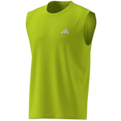 KD5430 adidas heren WORKOUT ESSENTIALS FEELREADY SLEEVELESS T-SHIRT, semi solar yellow, L KD5430 adidas heren WORKOUT ESSENTIALS FEELREADY SLEEVELESS T-SHIRT, semi solar yellow, L
