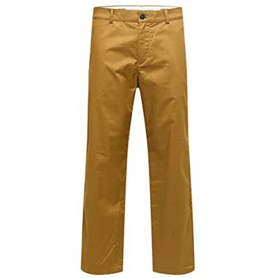 16080159 SELECTED HOMME Męskie spodnie SLHLOOSE-Salford 220 Flex Pants W NOOS Chino, kolor brązowy, rozmiar 32/34, Breen, 32W / 34L 16080159 SELECTED HOMME Męskie spodnie SLHLOOSE-Salford 220 Flex Pants W NOOS Chino, kolor brązowy, rozmiar 32/34, Breen, 32W / 34L