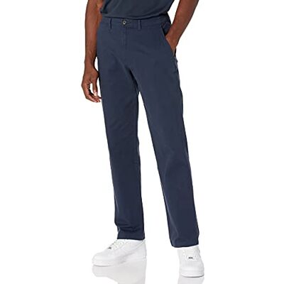 MAE60013FL18-Nav-32W x 30L Amazon Essentials Męskie spodnie Classic Fit Casual Stretch Khaki Granatowe, 32W / 30L MAE60013FL18-Nav-32W x 30L Amazon Essentials Męskie spodnie Classic Fit Casual Stretch Khaki Granatowe, 32W / 30L