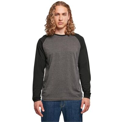 BB023 Build Your Brand T-shirt męski, grafit/czarny (Charcoal/Black), XS BB023 Build Your Brand T-shirt męski, grafit/czarny (Charcoal/Black), XS