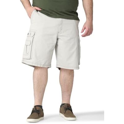 112314755 Lee Men's Big & Tall Big and Tall New Belted Wyoming Cargo Short, Cadet Light Gray, 52 112314755 Lee Men's Big & Tall Big and Tall New Belted Wyoming Cargo Short, Cadet Light Gray, 52