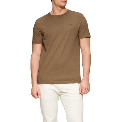 2161561 s.Oliver Męski t-shirt Slub, Piaskowiec, S 2161561 s.Oliver Męski t-shirt Slub, Piaskowiec, S