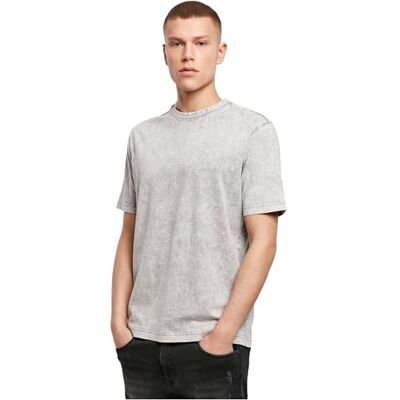 BY070-01260-0039 Build Your Brand Mens Acid Washed Tee T-Shirt BY070-01260-0039 Build Your Brand Mens Acid Washed Tee T-Shirt