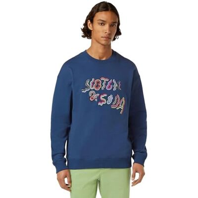 180530 Scotch & Soda Relaxed-Fit Embroidered bluza, Atlantic Blue 401, XXL 180530 Scotch & Soda Relaxed-Fit Embroidered bluza, Atlantic Blue 401, XXL