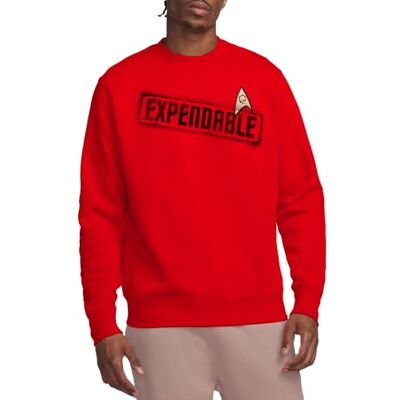 CBS1153-UKAS-20 Star Trek Bluza Expendable Crew, czerwona, S, Czerwony, S CBS1153-UKAS-20 Star Trek Bluza Expendable Crew, czerwona, S, Czerwony, S