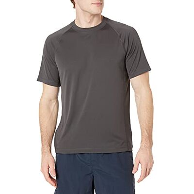 S17AE40003-DRKGY-X-Small Amazon Essentials Men's Szybkoschnąca koszulka pływacka UPF 50 z krótkim rękawem, Ciemnoszary, XS S17AE40003-DRKGY-X-Small Amazon Essentials Men's Szybkoschnąca koszulka pływacka UPF 50 z krótkim rękawem, Ciemnoszary, XS