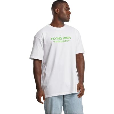 MT3396 Mister Tee Męski T-shirt bez kołnierza, biały, L, biały, L MT3396 Mister Tee Męski T-shirt bez kołnierza, biały, L, biały, L
