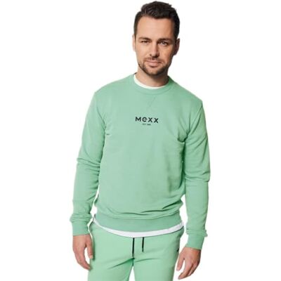 TU1875023MM-146330 Mexx Bluza męska Crewneck, zielony (Fresh Green), M TU1875023MM-146330 Mexx Bluza męska Crewneck, zielony (Fresh Green), M
