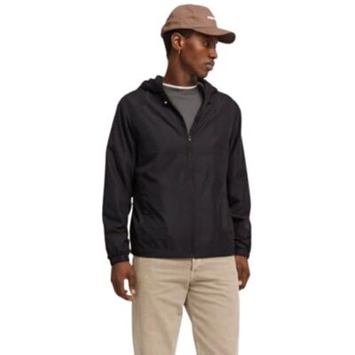 12269095 Jack&Jones JJZACK Light Jacket męska kurtka 100% poliester, czarna, S, czarny, S 12269095 Jack&Jones JJZACK Light Jacket męska kurtka 100% poliester, czarna, S, czarny, S