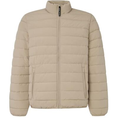 PM403027840S Pepe Jeans Męska kurtka Tomi, brązowa, S, Brązowy (betonowy beż), S PM403027840S Pepe Jeans Męska kurtka Tomi, brązowa, S, Brązowy (betonowy beż), S