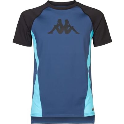 37145DW Kappa Koszulka męska Kombat BAER Active Jerseys, Blue Dk Denim – Blac, XL 37145DW Kappa Koszulka męska Kombat BAER Active Jerseys, Blue Dk Denim – Blac, XL