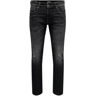 22030420 ONSLOOM Slim Jax WB 0420 DIM DNM NOOS, Washed Black, 34W / 32L 22030420 ONSLOOM Slim Jax WB 0420 DIM DNM NOOS, Washed Black, 34W / 32L
