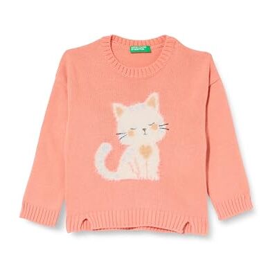 1170H1028 United Colors of Benetton Bluza dziewczęca, Różowy, 1 anno 1170H1028 United Colors of Benetton Bluza dziewczęca, Różowy, 1 anno