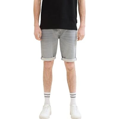 1040175 TOM TAILOR Męskie spodenki jeansowe bermudy, 10218 Used Light Stone Grey Denim, 29 1040175 TOM TAILOR Męskie spodenki jeansowe bermudy, 10218 Used Light Stone Grey Denim, 29