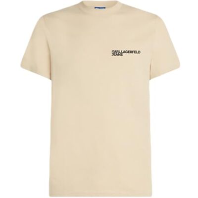 A1M170031ONM Karl Lagerfeld Jeans, Męskie, Slim Short Sleeve Essential Logo Tee, Slim Fit, Brązowy, M A1M170031ONM Karl Lagerfeld Jeans, Męskie, Slim Short Sleeve Essential Logo Tee, Slim Fit, Brązowy, M