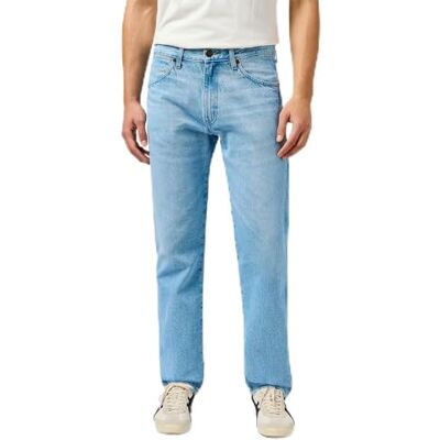 112362448 Wrangler Męskie dżinsy z przodu, luźny krój, proste nogawki, Frost, 34W / 30L 112362448 Wrangler Męskie dżinsy z przodu, luźny krój, proste nogawki, Frost, 34W / 30L