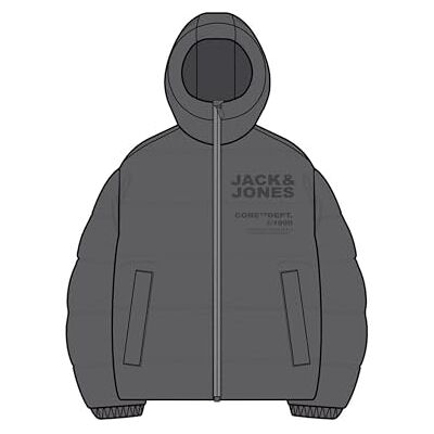 12286151-4867009 JACK & JONES Męska kurtka puchowa Jcoboston SMU, Castlerock, S, castlerock, S 12286151-4867009 JACK & JONES Męska kurtka puchowa Jcoboston SMU, Castlerock, S, castlerock, S