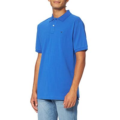 HM562363-595 Hackett London Męska koszulka polo Slim Fit z logo, Niebieski (kobaltowy 5dz), XS HM562363-595 Hackett London Męska koszulka polo Slim Fit z logo, Niebieski (kobaltowy 5dz), XS